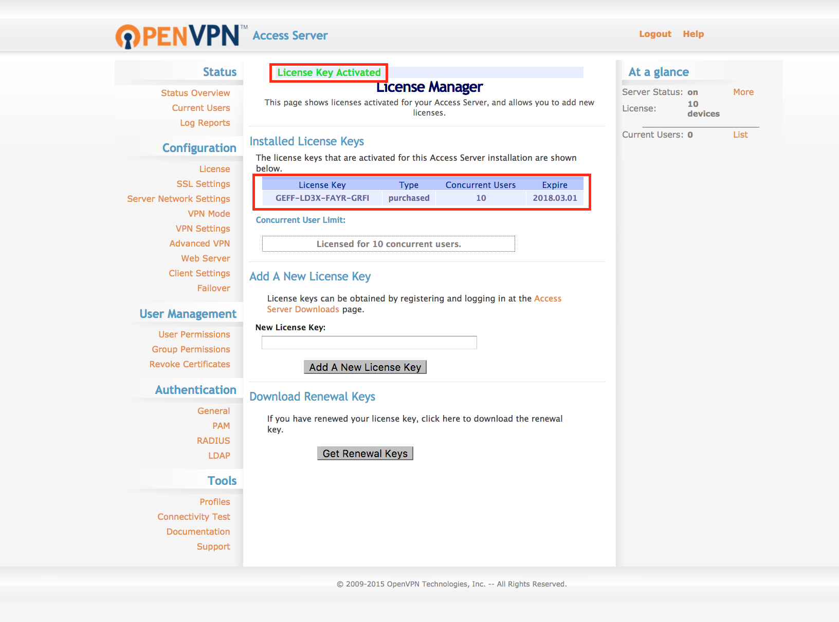 openvpn license key generator